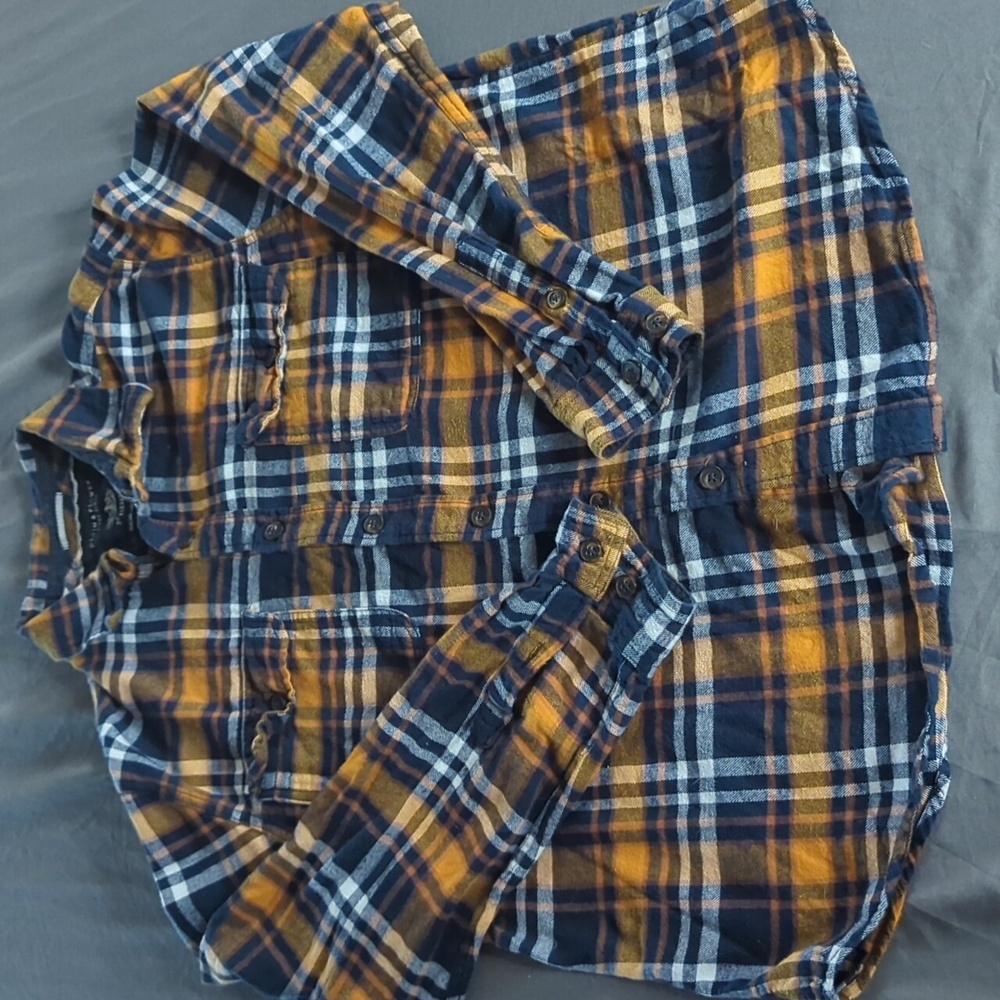 Denim & Flower Ricky Sigh  Get Elevated Flannel Shirt Women's Multicolor XXL